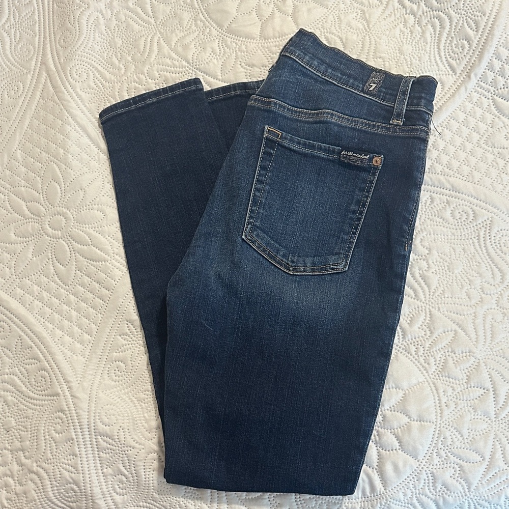 7 For All Mankind Indigo Denim Pants